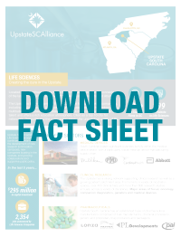 Download the Upstate SC Alliance Life Science Fact Sheet