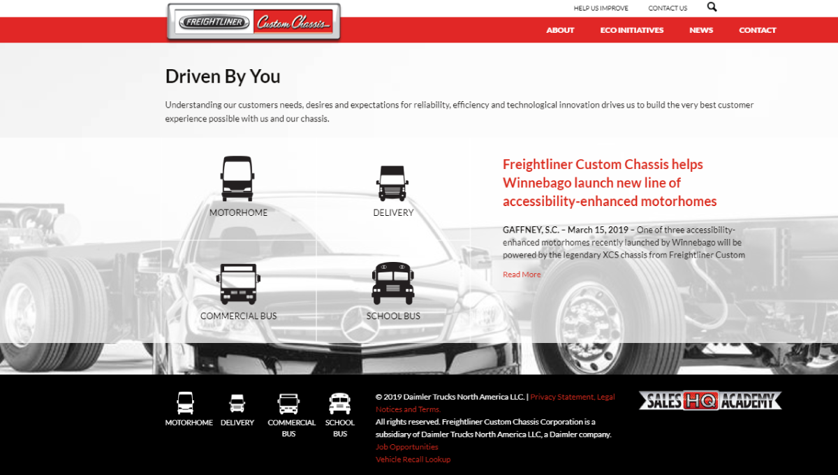 Freightliner Custom Chassis Corporation expanding Cherokee County